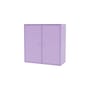 Cover Cabinet Wall storage wood purple / W 69.6 x D 30 x H 69.6 cm - 2 doors - MONTANA