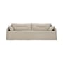 Sofa Weave textil weiß / 3-Sitzer - L 244 cm - Ethnicraft