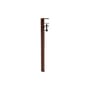  Base, legs metal brown With vise mount by Uchronia / H 43 cm - For creating a Coffee table or Bench - TIPTOE