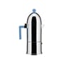 Cafetière italienne La Cupola métal bleu / Induction - 6 tasses / Aldo Rossi, 1988 - Alessi