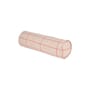 Vibes Cylinder Cushion textile pink / Ø 16 x L 50 cm - NOBODINOZ