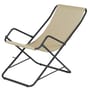 Klappbare Loungeliege Bahama metall beige / zusammenklappbar - Emu
