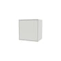 Portaoggetti da parete Montana Mini 1103 legno bianco / Supporto sinistro - 35 x 35 x P 25 cm - MONTANA