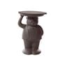 Tavolino d'appoggio Ambrogio materiale plastico marrone / 42,5 x 38,5 x H 60,5 cm - Polietilene - Slide