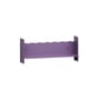 Wandregal Pli Vague by Uchronia metall violett / B 45 x T 15 cm - TIPTOE