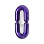 Wandspiegel Zodiac Bumper Large keramik violett / B 55 x H 110 cm - Jean-Baptiste Fastrez, 2020 - Moustache