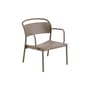 Lounge Sessel Linear Lounge metall beige - Muuto