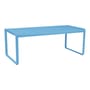 Bellevie Rectangular table metal blue / 196 x 90 cm - 8 to 10 people - Fermob