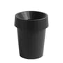 Shade Wastepaper basket plastic material black / Ø 30 x H 37 cm - Hay