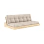 Divano convertibile Base legno beige / L 196 cm - 3 posti - KARUP DESIGN