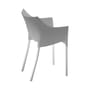 Fauteuil empilable Dr. No plastique gris - Kartell