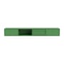Mobile TV sospeso Octave VII legno verde / L 183,6 x P 30 x H 24 cm - MONTANA