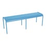 Panchina Luxembourg metallo blu 3/4 posti / L 145 cm - Alluminio - Fermob