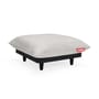 Pouf d'extérieur Paletti tissu blanc gris beige / 90 x 90 cm - Fatboy