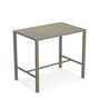 Table haute Nova métal vert gris / 120 x 80 cm x H 105 cm - Emu