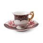 Tasse à café Hybrid Sagala céramique multicolore / Set tasse à café + soucoupe - Seletti