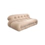 Divano destro Soriana tessuto beige 2 posti L 175 cm / Afra & Tobia Scarpa, 1969 - Tessuto bouclé - CASSINA