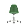 RE PSCC - Eames Plastic Side Chair Wheelchair plastic material green / (1950) - Recycled - Vitra