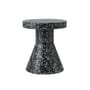 Hocker Bit Cone plastikmaterial schwarz / Beistelltisch - 100% Recycling-Kunststoff / Ø 36 cm - Normann Copenhagen