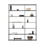 Easy Irony Bookcase metal black L 178 x H 226 cm - Easy to build - Zeus