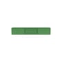 Meuble TV suspendu Octave V bois vert / L 138 x P 30 x H 24 cm - MONTANA