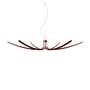 Asteria LED Pendant metal red / Ø 143 cm - Foscarini