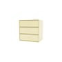 Portaoggetti da parete Montana Mini 1007 legno giallo / 3 Cassetti - 35 x 35 x P 25 cm - MONTANA