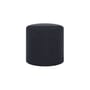 Pouf Folk Grand tessuto nero / Ø 40 x H 40 cm - NOO.MA