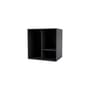 Rangement mural Montana Mini 1002 bois gris / 3 compartiments - 35 x 35 x P 25 cm - MONTANA
