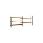 Scaffale Shelving System – s.65.2.A legno naturale / L 162 x H 65 x P 35 cm - MOEBE