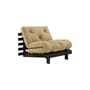 Fauteuil convertible Roots / Dormeuse & lit d'appoint - 3 positions / Structure noire - KARUP DESIGN