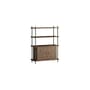 Scaffale Shelving System – s.115.1.B legno marrone / L 85 x H 115 x P 35 cm - MOEBE