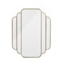 Mas Wall mirror gold metal / Golden metal - L 63 x H 80 cm - Bloomingville