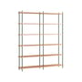 Étagère Shelving System – s.200.2.B bois naturel / L 162 x H 200 x Prof. 35 cm - MOEBE