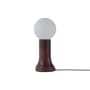 Lampe de table Shore verre marron - TALA