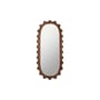 Miroir mural Wooden Ripple bois marron / 61 x 135 cm - HK LIVING