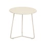 Table d'appoint Cocotte métal beige / Ø 34 x H 36 cm - Fermob