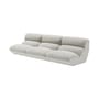 Canapé droit Hi Lo - Configuration B / 3 places - L 330 cm - Modulable - &tradition