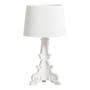 Lampe de table Bourgie plastique blanc / H 68 à 78 cm - Ferruccio Laviani, 2004 - Kartell