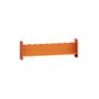 Wandregal Pli Vague by Uchronia metall orange / B 60 x T 15 cm - TIPTOE