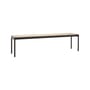 Banc Ville AV28 bois naturel / L 180 cm - &tradition