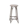 Barhocker A.I. LIGHT plastikmaterial grau / H 65 cm - Von künstlicher Intelligenz entworfen / Recycelt - Kartell