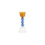 Bougeoir Perle Large verre multicolore / H 14,5 cm - & klevering
