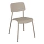 Chaise empilable Studie métal beige / Aluminium - Fermob