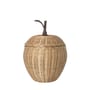 Korb Apple Small faser beige holz natur / Weidengeflecht Ø 20 x H 28 cm - Ferm Living