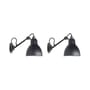 Pack promo  métal noir / Set 2 appliques orientables N°104 Switch - Avec interrupteur - DCW éditions