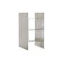 Wandablage Sheet Cabinet metall / 2 Türen – B 59,6 x H 59,6 x T 16 cm - Frama 