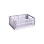 Colour Crate Basket plastic material purple Medium / 26.5 x 34.5 cm - Recycled - Hay