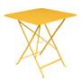 Klapptisch Bistro metall gelb / 71 x 71 cm - 3/4 Personen - Sonnenschirm-Loch - Fermob