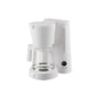 Cafetière filtre Plissé plastique blanc / Programmable - 1,5 L/10 tasses - Alessi